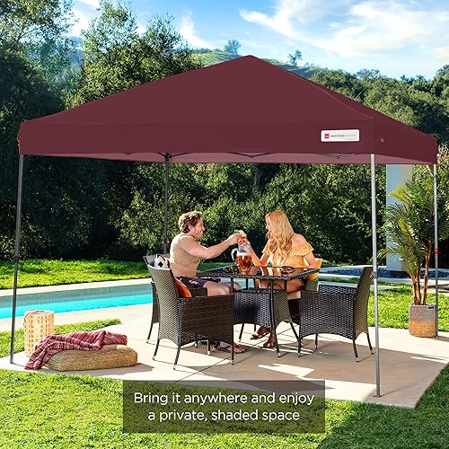 Miniatura 171 de Best Choice Products Carpa Toldo Desplegable de 10x10 pies para Instalación de 1 Persona, Refugio Portátil Instantáneo con Botón de 1 Toque