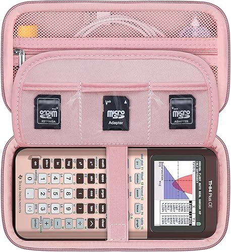 Funda rígida para calculadora gráfica de color Texas Instruments TI-84 Plus CETI-84 PlusTI-83 Plus CECasio fx-9750GIII, soporte de almacenamiento