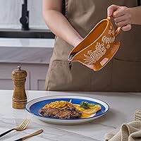 Vista 11 de Wisenvoy Salsa Barco Salsa Barcos de Salsa de Porcelana 20 Oz Tazón de Salsa