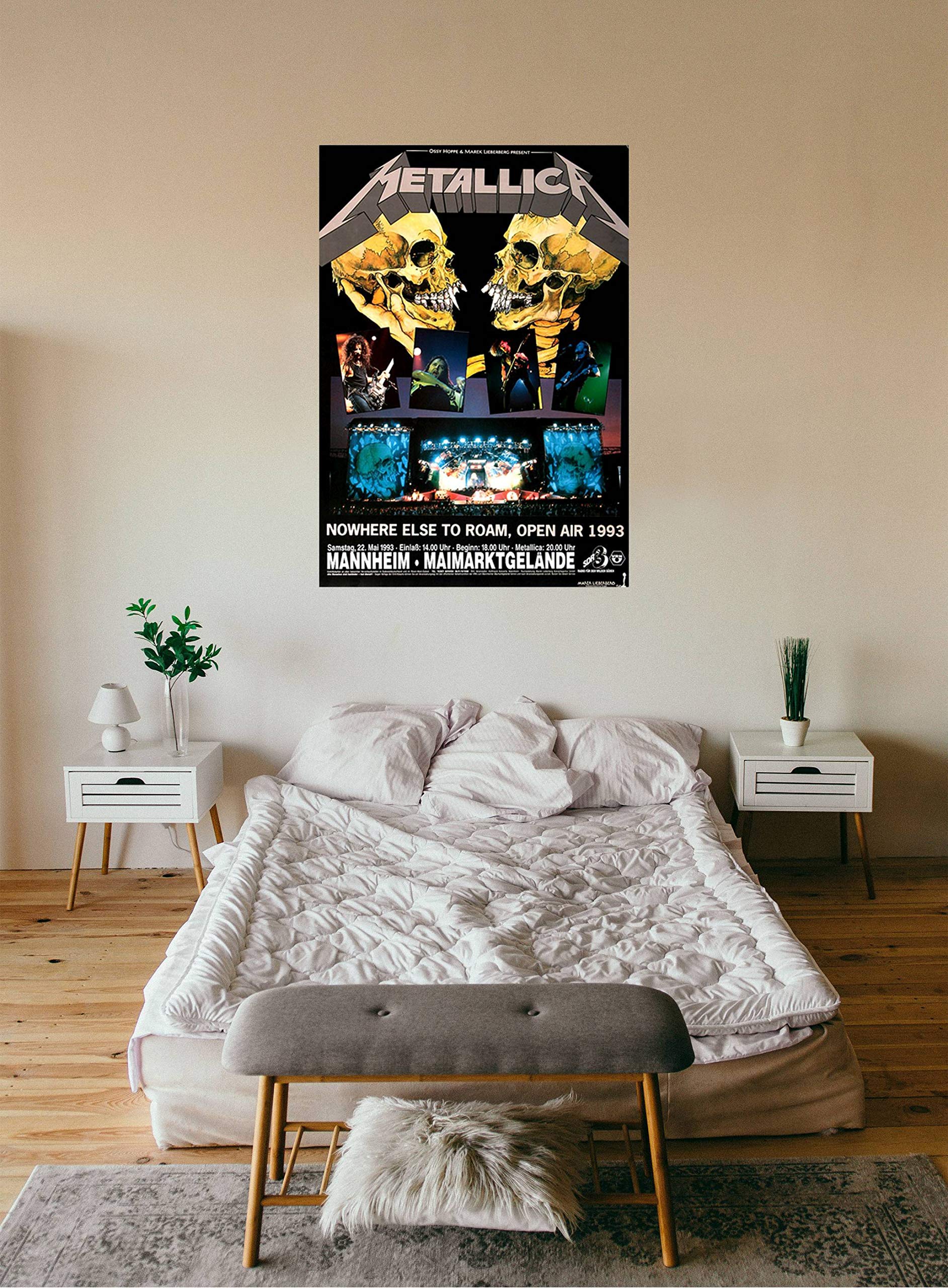Metallica - Nothing Else Matters, Mannheim 1993 » Konzertplakat/Premium Poster | Live Konzert Veranstaltung | DIN A1 «