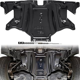 Rear Skid Plate for Tesla Model 3 2017-2025 / Model Y 2020-2025