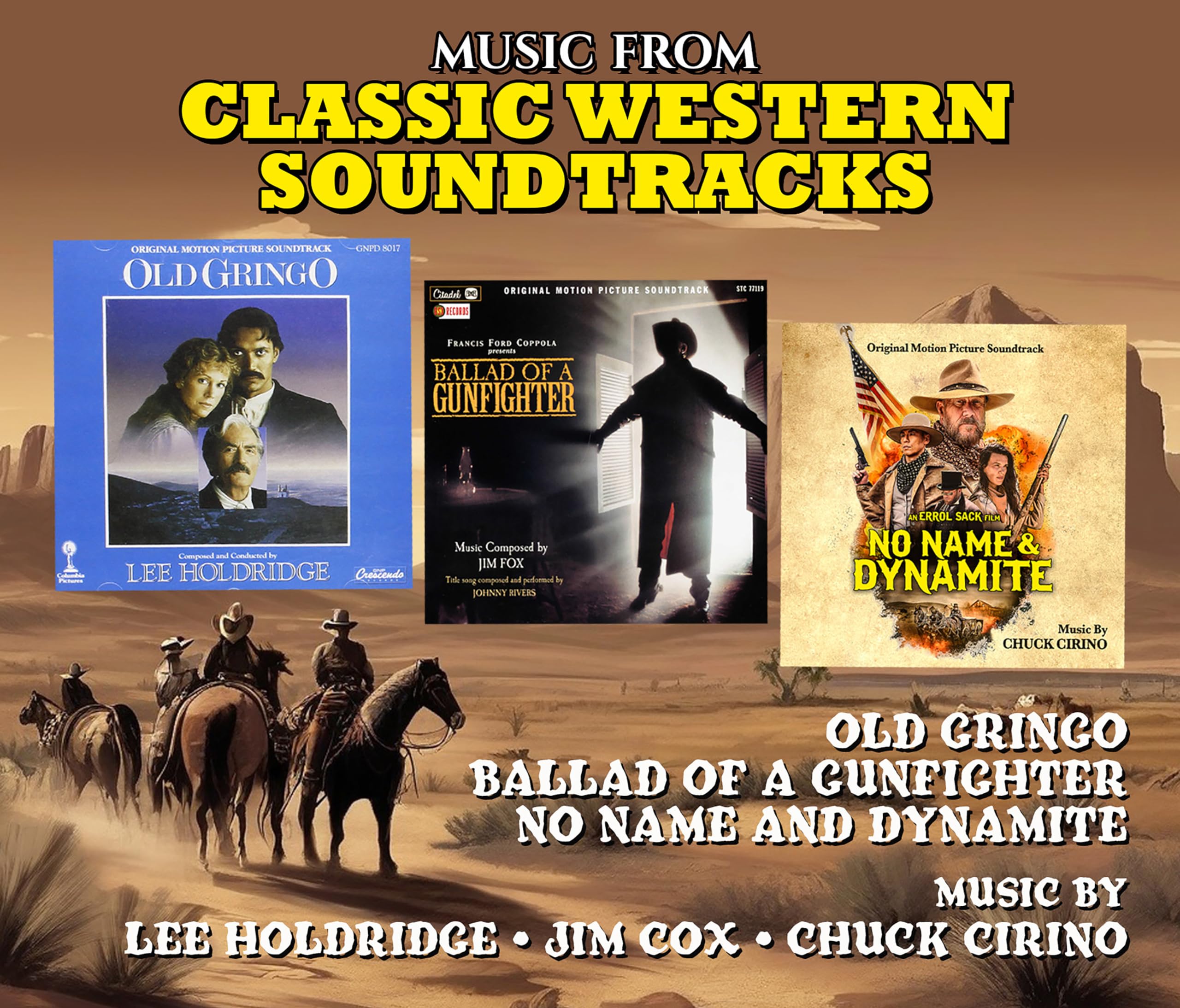 Various Artists Music From Classic Western Soundtracks CD NEW