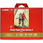 Amazon.com : Canon Photo Paper Plus Glossy II, 4 x 6 Inches, 100 Sheets ...