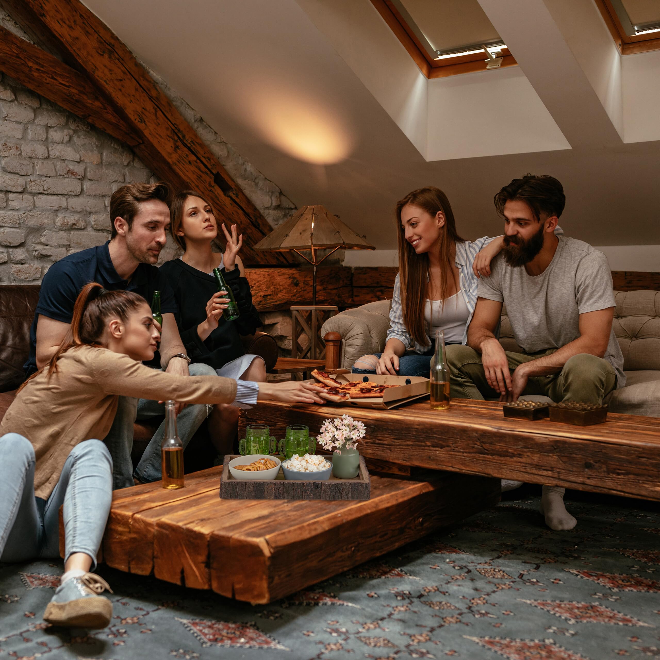 Relaxdays dienblad gevlochten, 3-delige set, handgrepen, koffie, broodjes en hapjes, drie groottes, rechthoekig, natuur Relaxdays dienblad gevlochten, 3-delige set, handgrepen, koffie, broodjes en hapjes, drie groottes, rechthoekig, natuur