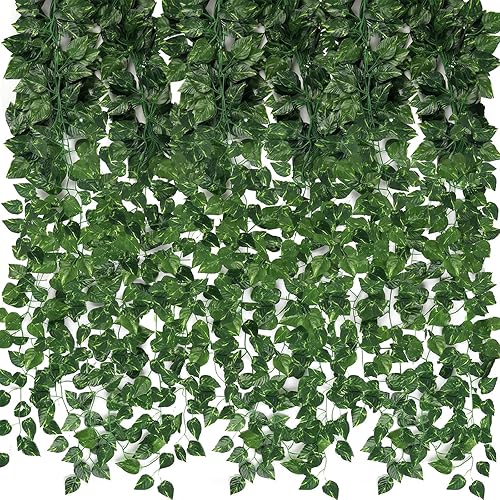 CEWOR Fake Vines for Room Decor 24 Pack 168ft Artificial