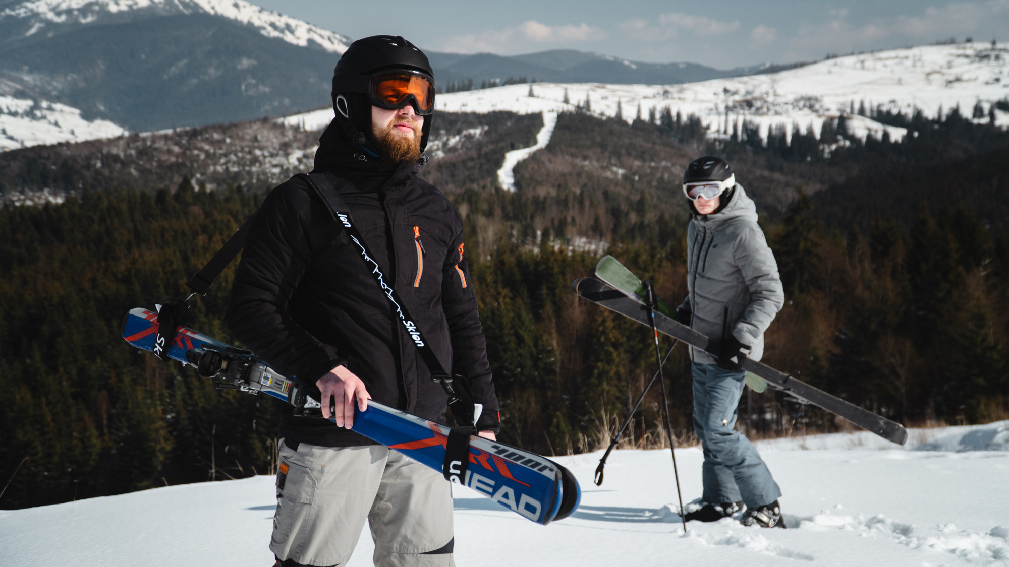 Tracolla Per Sci Regolabile - Porta Sci E Snowboard Su Spalla, Per Adulti E Bambini - Foto 11