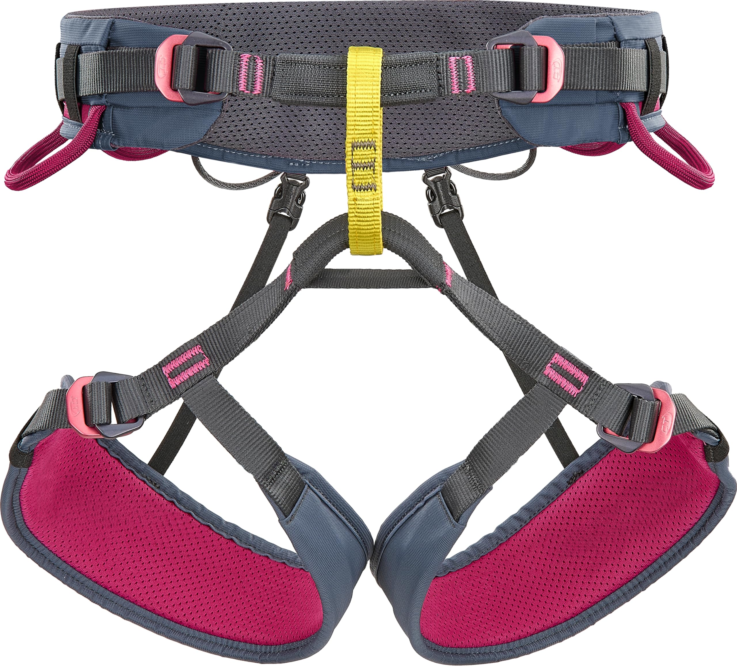 Climbing Technology Anthea - Arnés de escalada para mujer, color antracita y ciclamen, XS-S