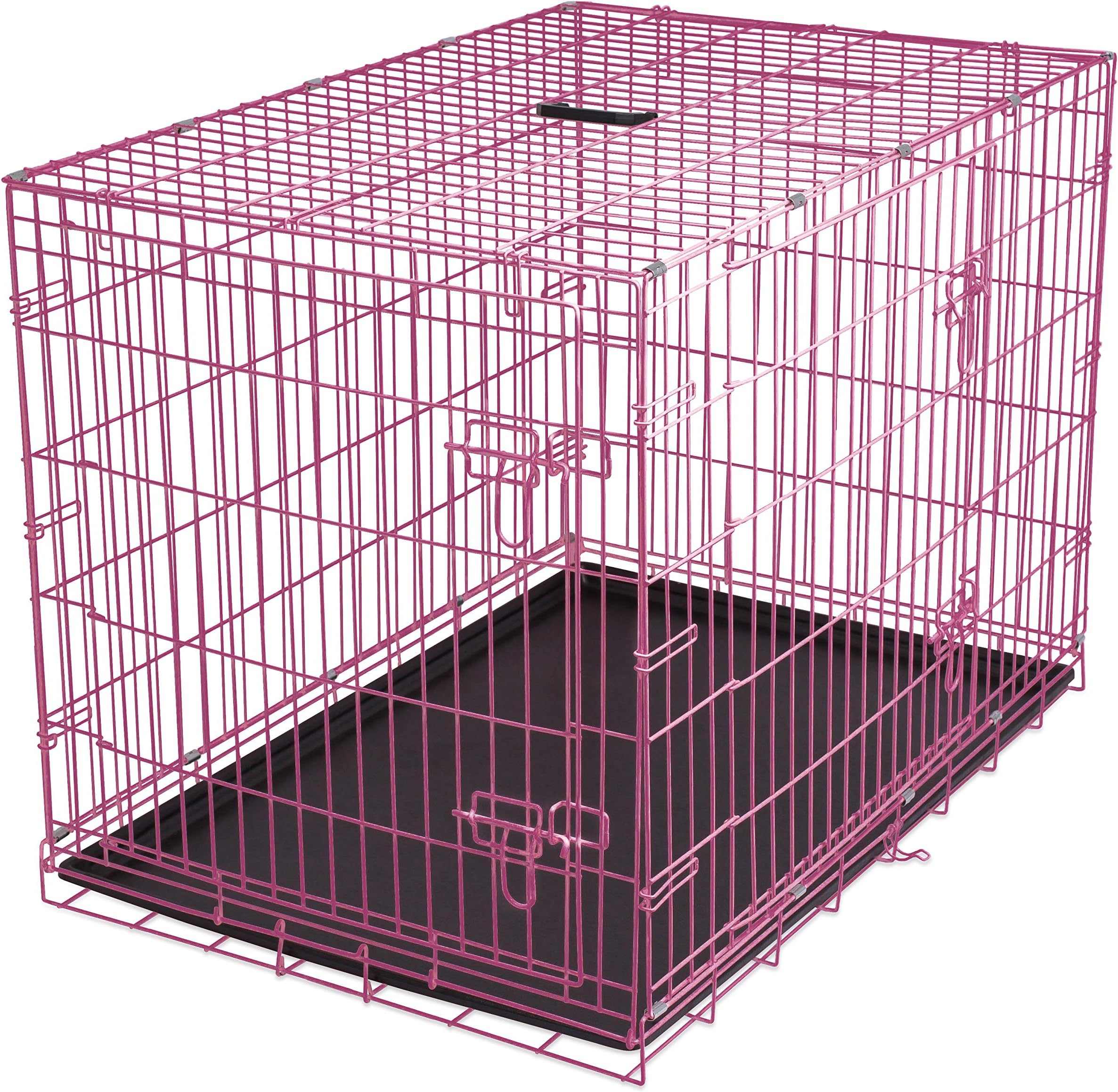 TEHAUX Crates for Dogs Indoor, Dog Crate Cage Folding Dog