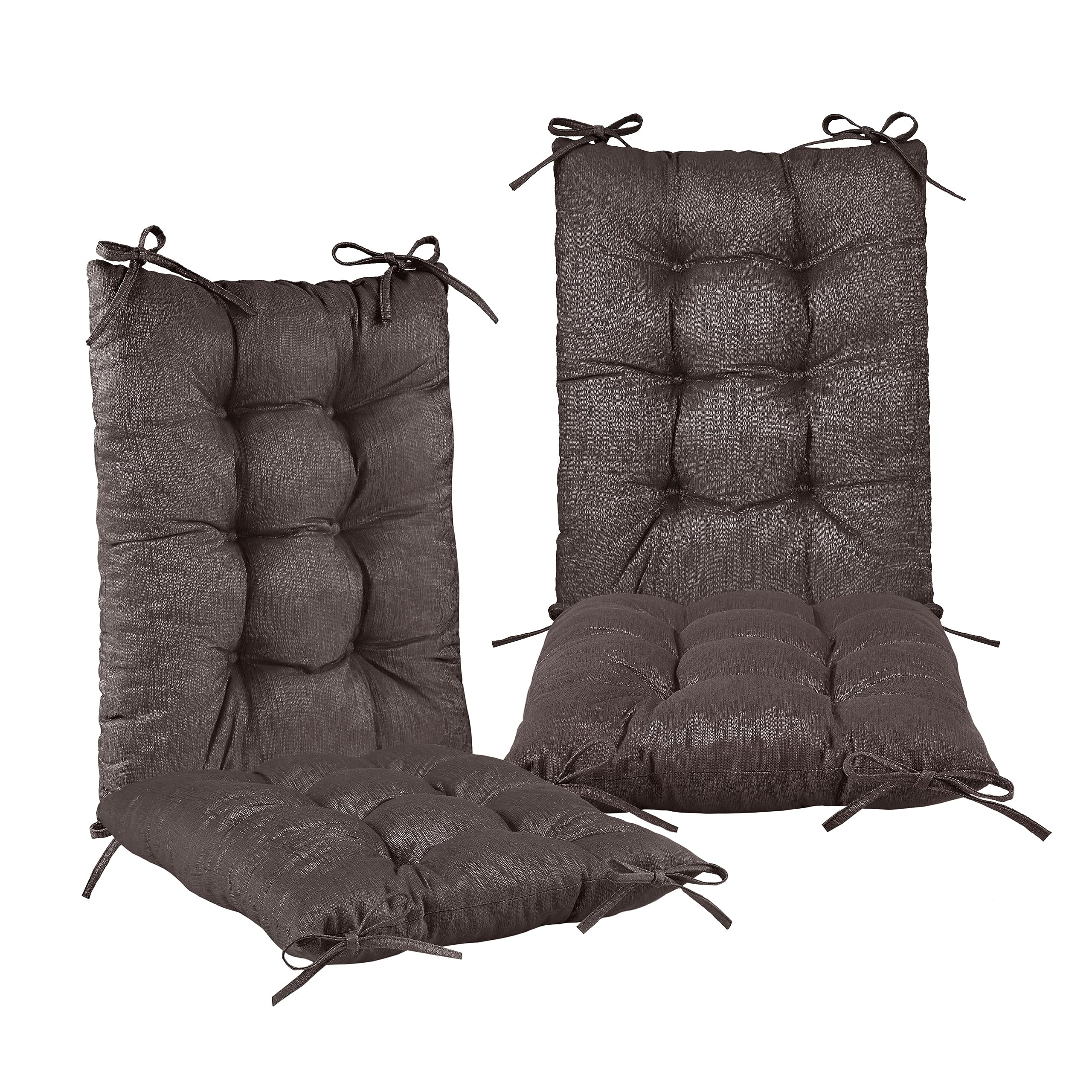 Rocking Chair Cushion, Indoor Outdoor Rocker Cushions Set, Water