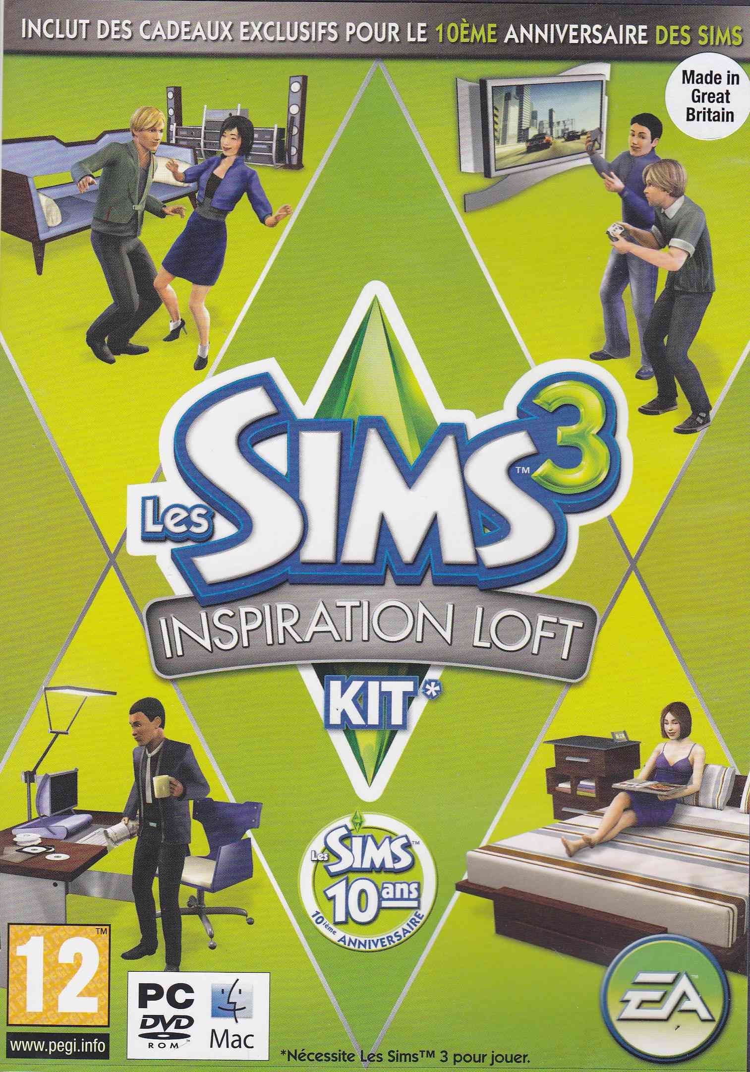 The Sims 3 Loft Stuff (PC DVD)