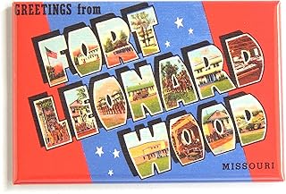 Greetings from Fort Leonard Wood Missouri Fridge Magnet (2 x 3 inches)