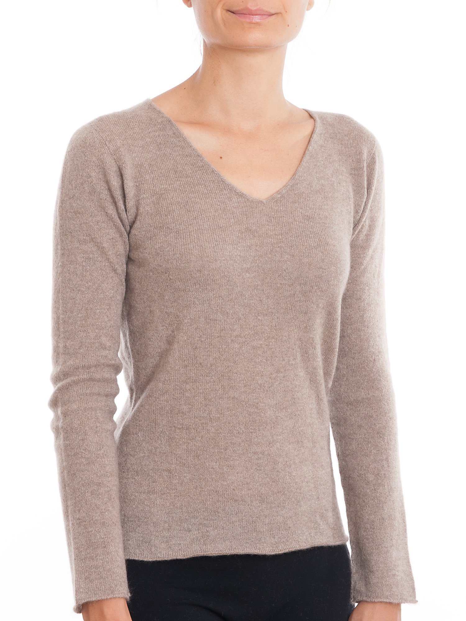 DALLE PIANE CASHMERE Maglione Donna 100% Cashmere | Maglione caldo e morbido per autunno e inverno, elegante da regalare per lei e per lui, autentico lusso Made in Italy