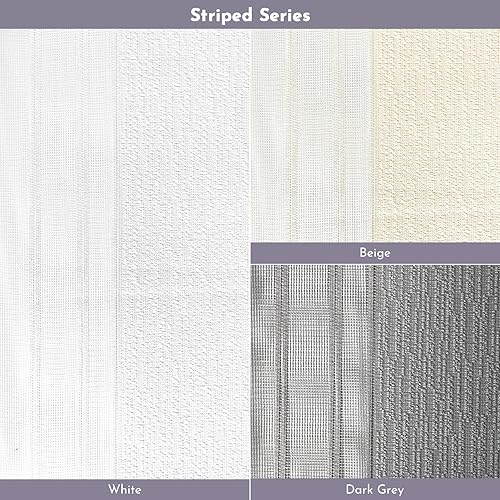 Miniatura 5 de Graywind Muestras de tela de persianas verticales transparentes manuales