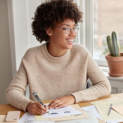 Miniatura 73 de ANINKABOVE Bolígrafos de signo del zodiaco Sagitario (bolígrafo de 3 lados en estuche acrílico) Regalo de bolígrafo del zodiaco, diseño