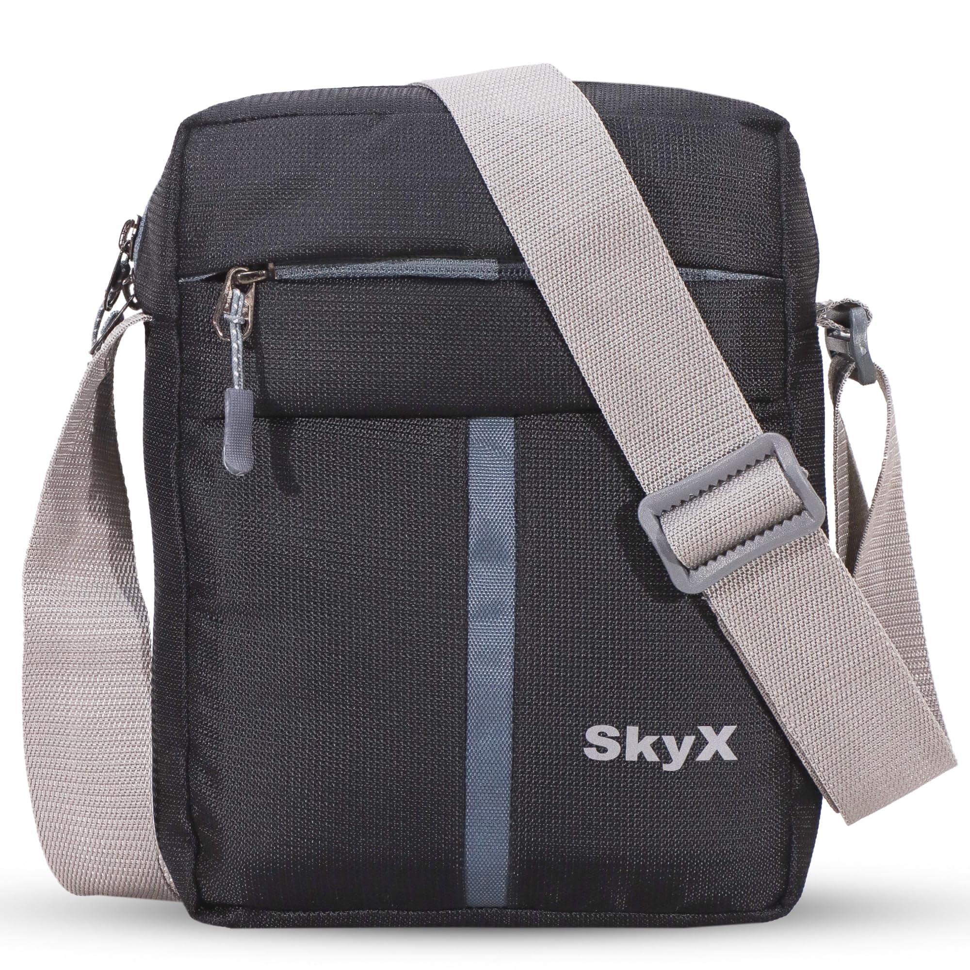 Unisex Sling Bag | Cross Body Multipurpose Hand Bag | Sling Bag For Men & Women | Slim Bag for Office, Cash, Business Collection, Travelling | Sling Bag (Pack of 1) (Black.) (B0DG922NGM) Amazon Price History, Amazon Price Tracker