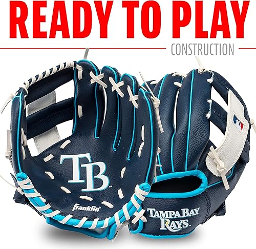 Vista 137 de Franklin Sports MLB Youth Teeball Glove and Ball Set - Kids Baseball and Teeball - Perfect First Kids Glove - 9.5" Naranja/Negro