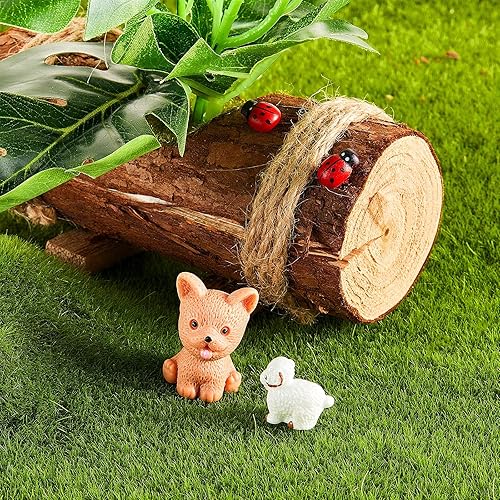 Miniatura 9 de 100 piezas de mini dije de resina de limo de pato figura de pato en miniatura figura de animal pequeño micropaisaje decoración de casa de muñecas