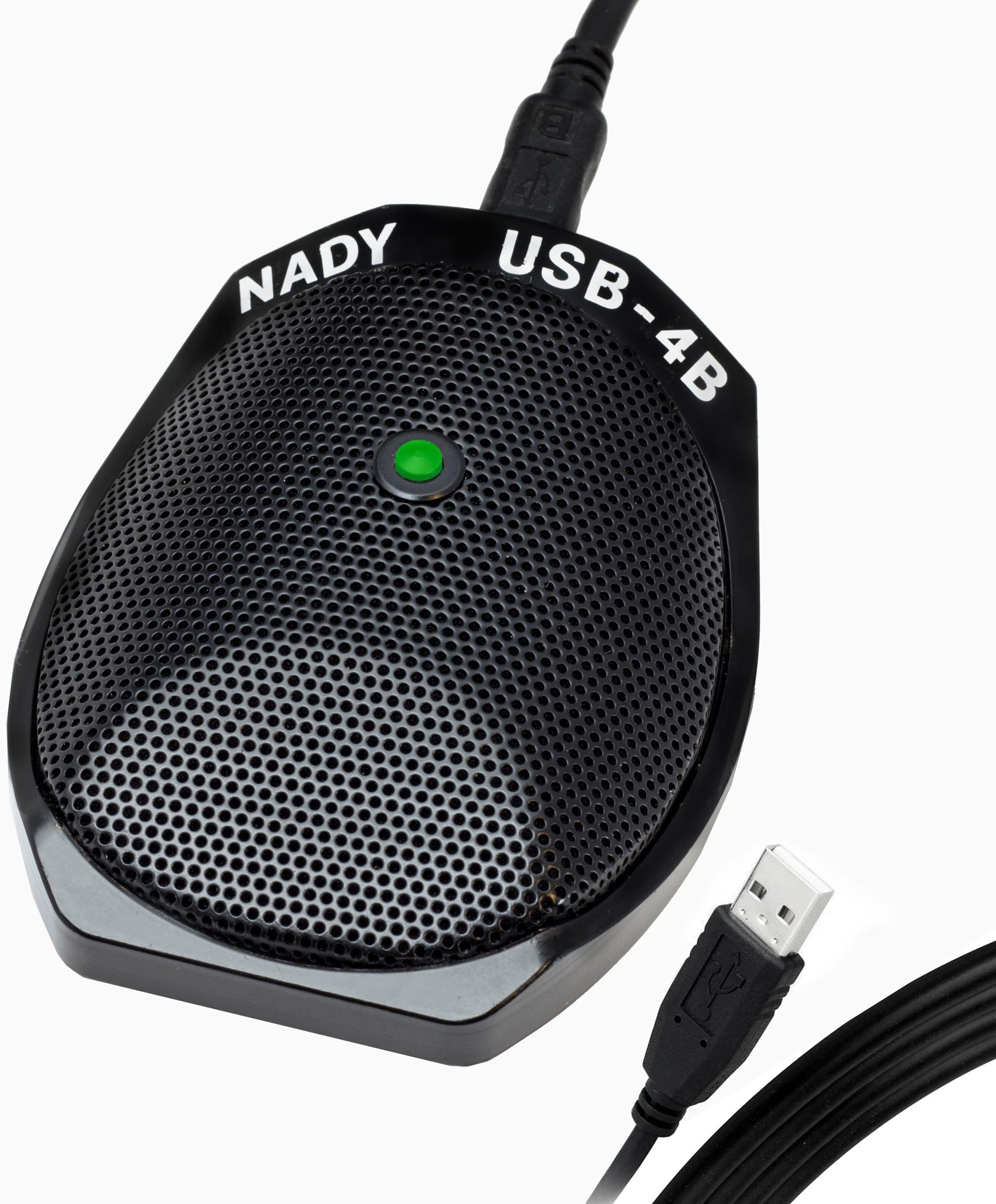 Nady USB-4BM Vocal Condenser Microphone for Mac and PC Computers, Multipattern
