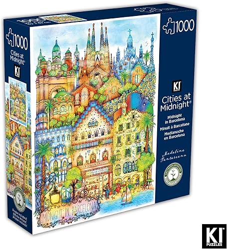 Miniatura 10 de KI Puzzles PLAYVIEW Brands - Rompecabezas de 1000 piezas para adultos Madalina Tantareanu Cities New York 27x20