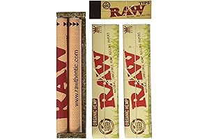 King Size Organic Hemp Raw Rolling Kit