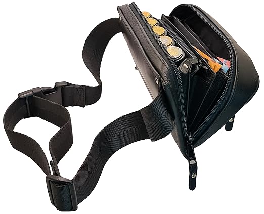 Marsupio Portafogli Per Camerieri CLAIRE-FONCET - Tessuto Con Chiusura Magnetica