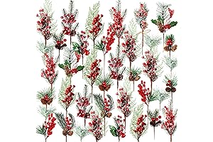 Christmas Pick: 70 Pcs Artificial Christmas Picks for Festive Decor