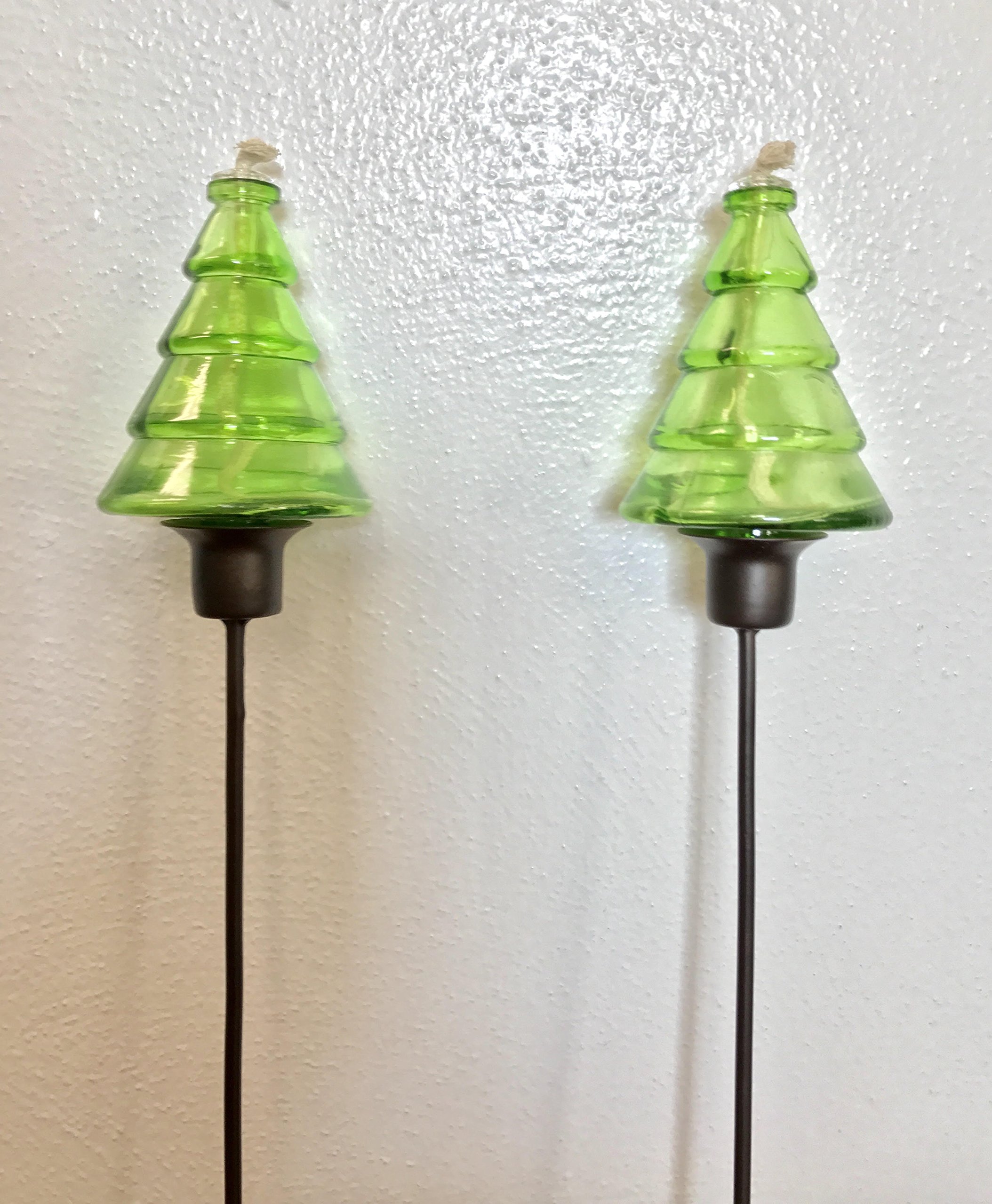 Toland Home Garden Christmas Tree Stake Lanterns - Set of 4