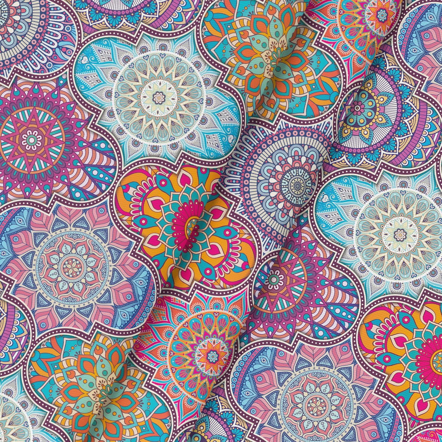 Artoid Mode Boho Vintage Geometrie Marokkanisch Mandala Tischdecke, Tischwäsche Küche Tisch