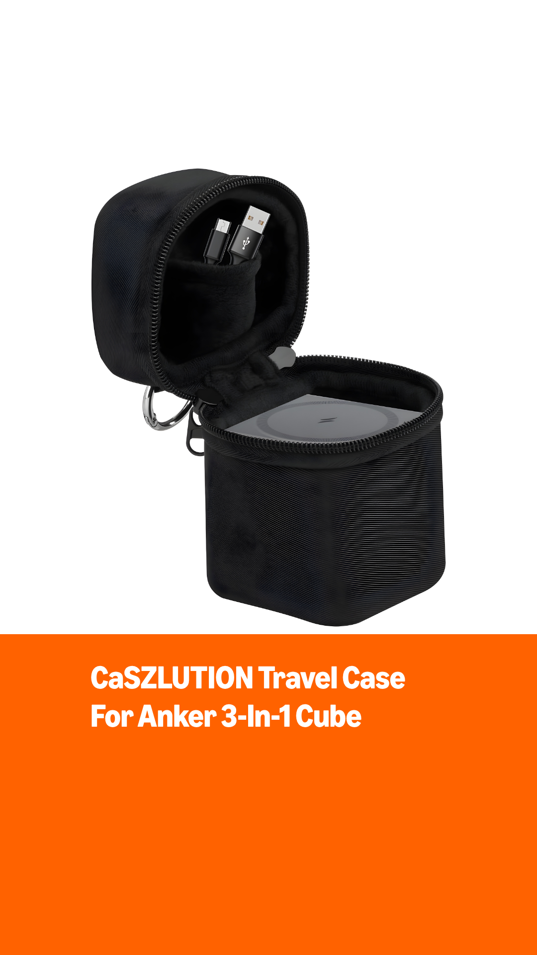 Amazon.com: CaSZLUTION Travel Case for Anker 3-in-1 Cube Wireless