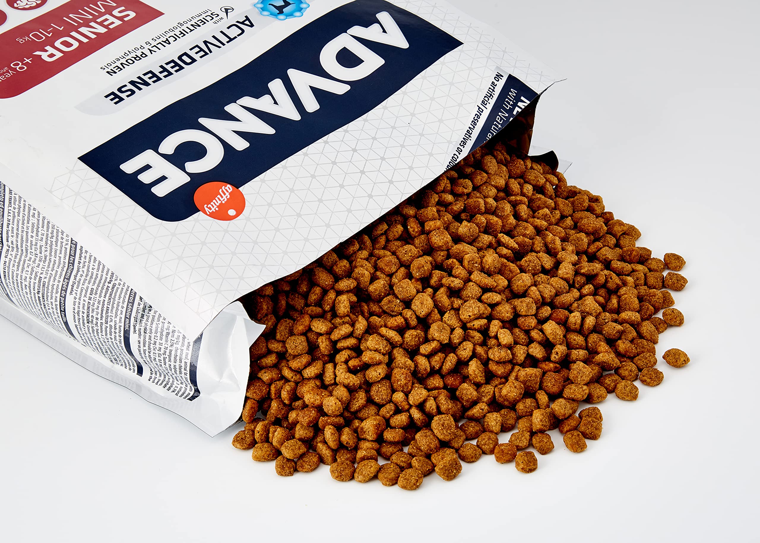 Advance Veterinary Diets Urinary, Pienso para Perros con Problemas en el tracto urinario, 3kg & Advance Mini Senior, Pienso para Perros Senior de Razas Pequeñas con Pollo, 3kg