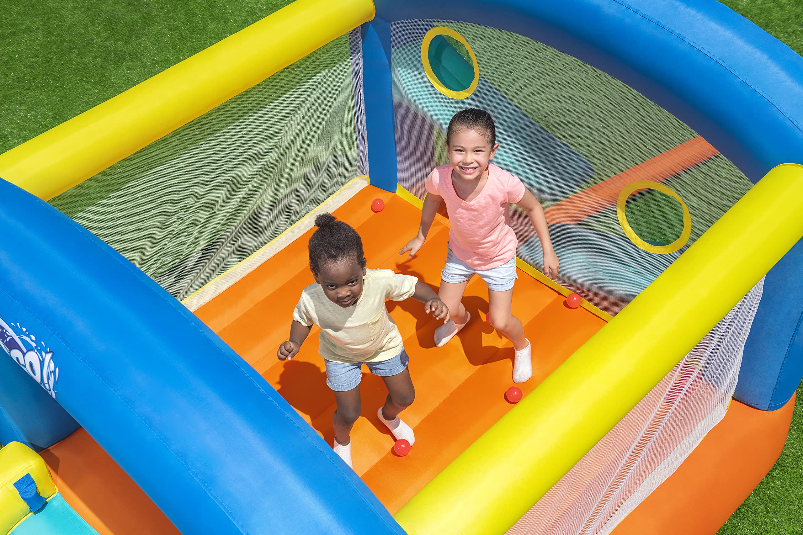 Bestway H2OGO zamek dmuchany z ciągłą dmuchawą Leap & Play 289 x 213 x 173 cm