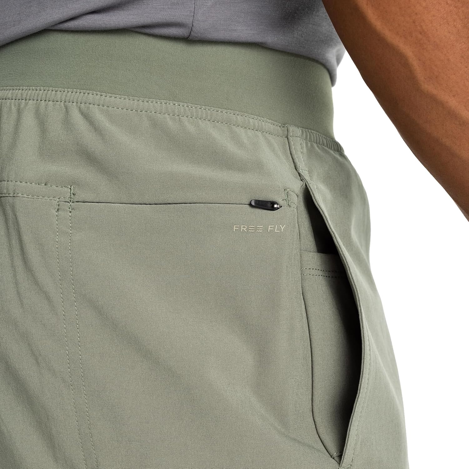 Free Fly Men's Lined Active Breeze Shorts - Bamboo Viscose Liner - UPF 50+ Sun Protection, Light Stretch Shorts for Men
