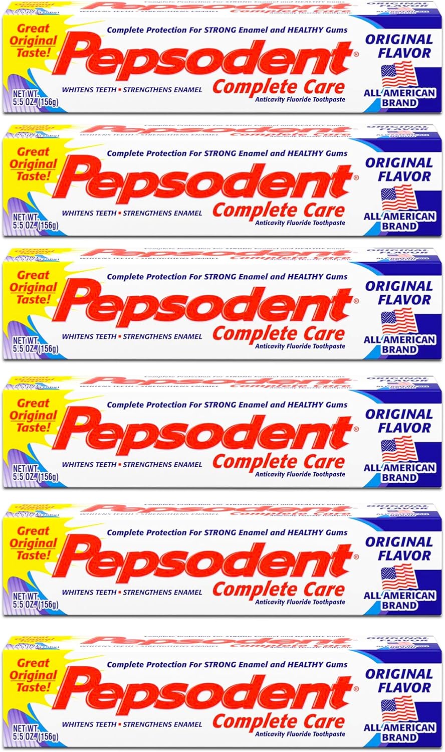 Pepsodent Complete Care Toothpaste Original Flavor 5.5 oz