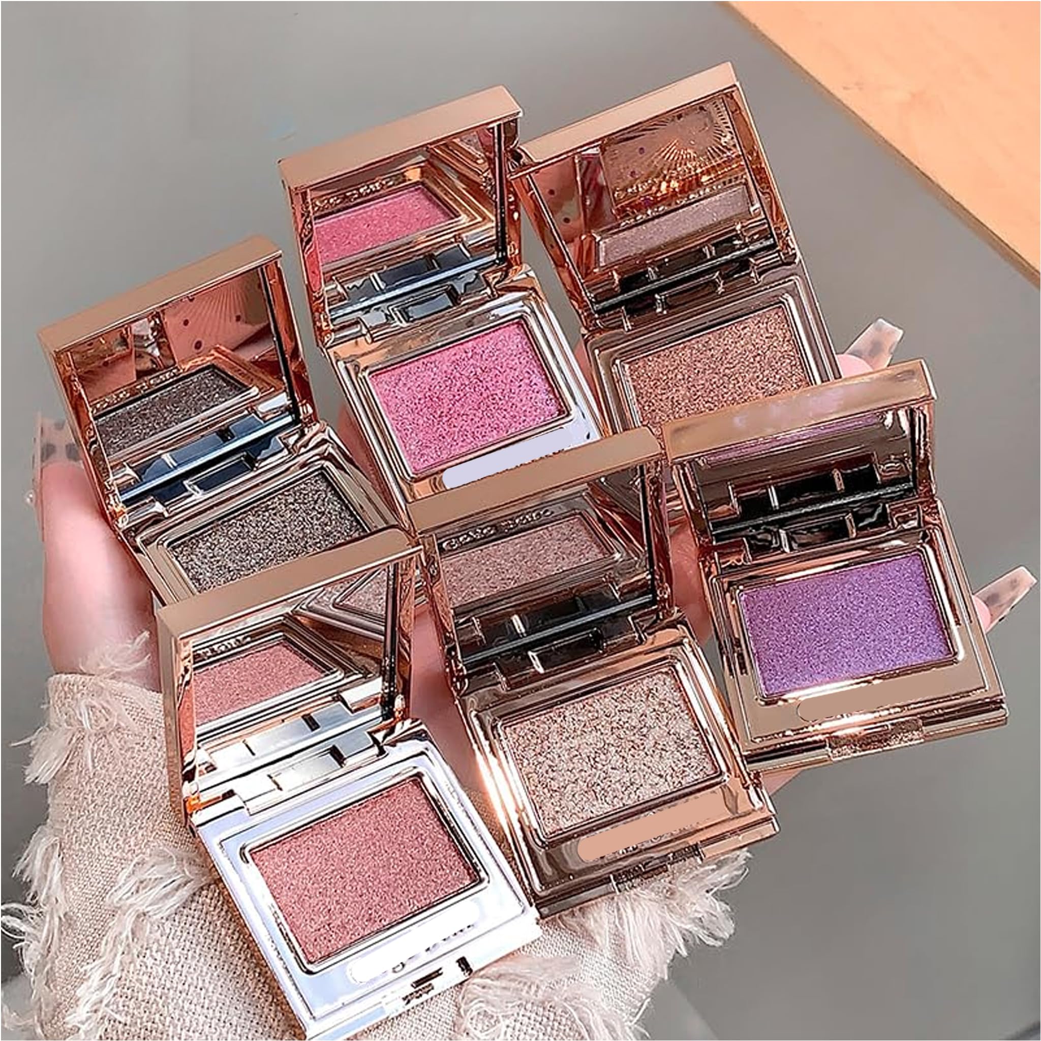 Beauty Glitter Eyeshadow Palette High Pigment Shimmer Metallic Eye Shadow, Long Lasting Sparkle, Waterproof Party Makeup-image-48
