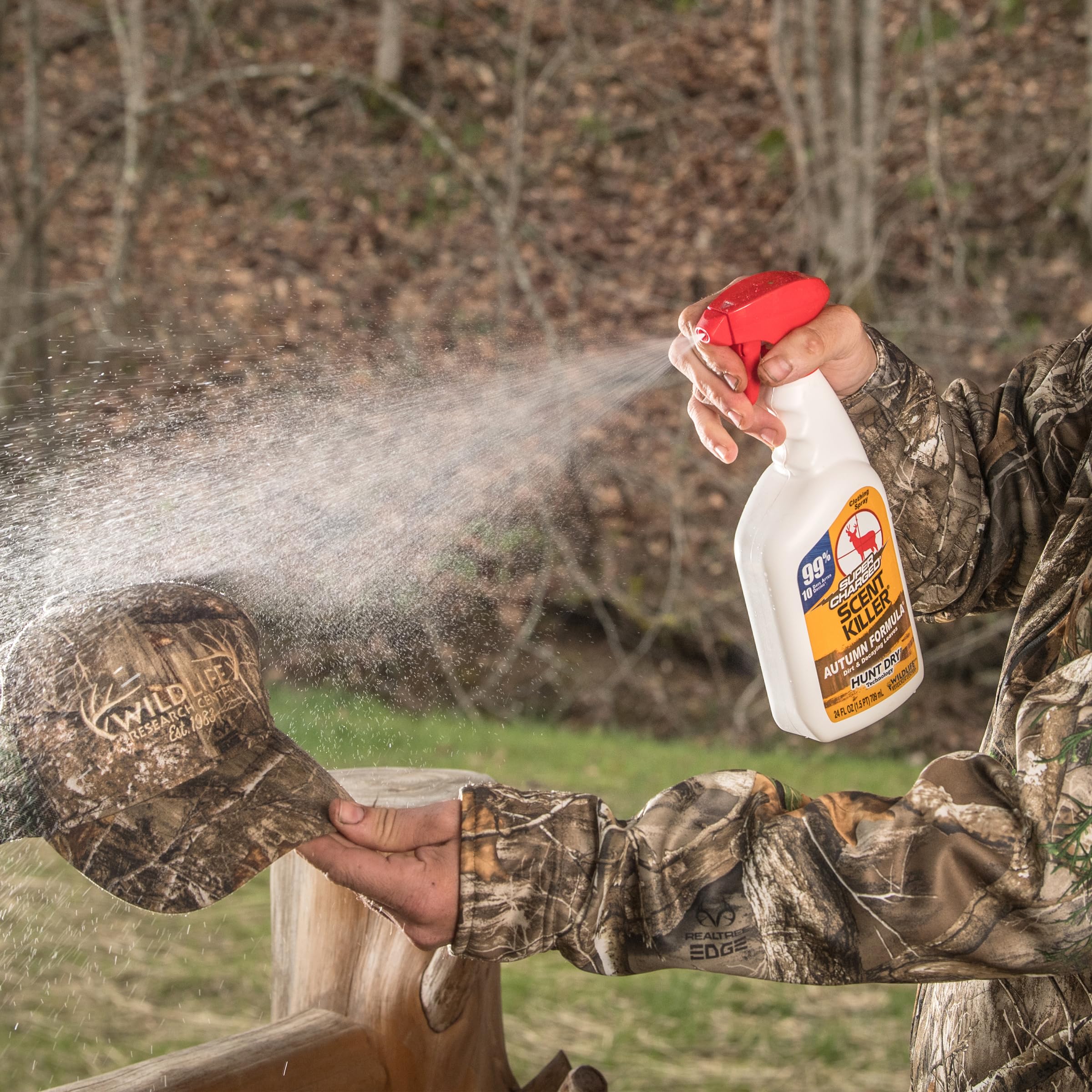 Scent Killer 579 Wildlife Research Super Charged Autunno Formula Spray 24/24 Combo, 1,5 l