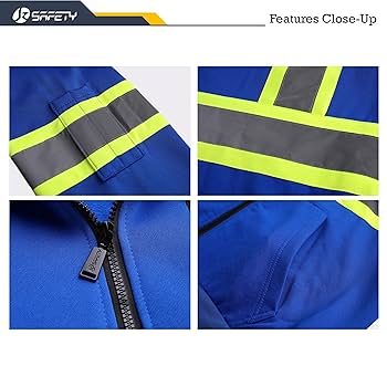 JKSafety Hi-Vis Safety Sweatshirt for men women High