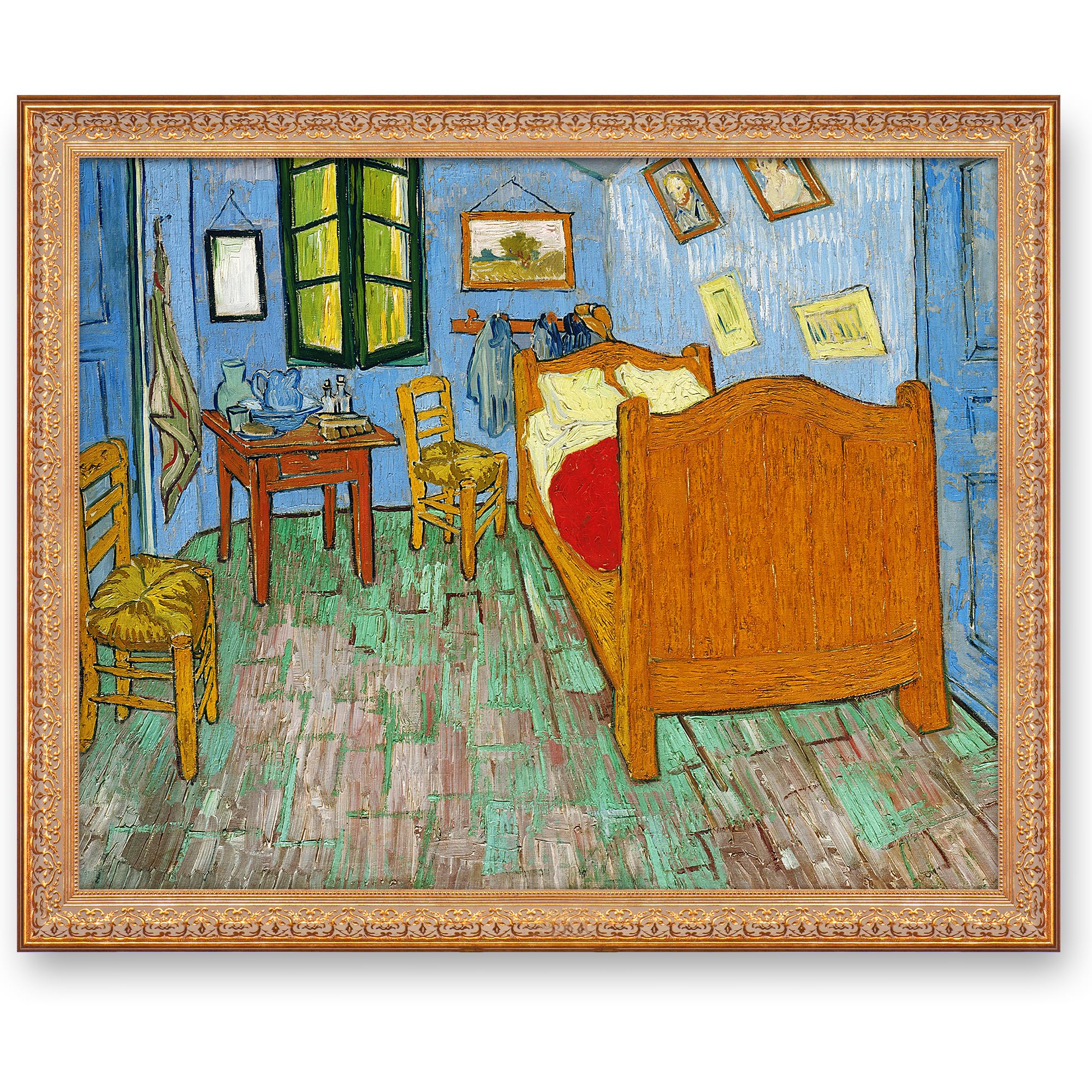 Amazon.com: Bedroom in Arles by Vincent Van Gogh.Framed Size:40.5