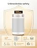 DREO Calefactor Espacial, Calentadores Eléctricos Portátiles para Uso Interior con Termostato y Control Remoto, Actualizado 2024, Pantalla Digital, Temporizador 12H, 5 Modos, 1500W PTC Cerámico Calor Rápido Seguro para Oficina Dormitorio Hogar 6