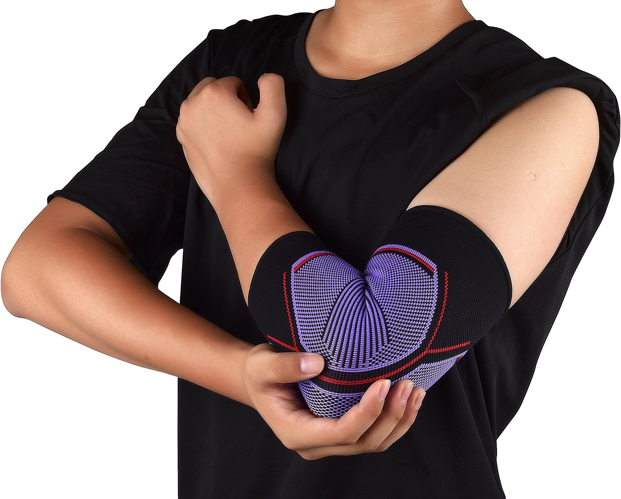 Oohmz Elbow Support Compression Sleeve Splint for Bursitis, Tendonitis, Tennis Elbow, Golfers Elbow, Weightlifting, Arthritis, Joint Pain Relief, Injury Recover for Men and Women