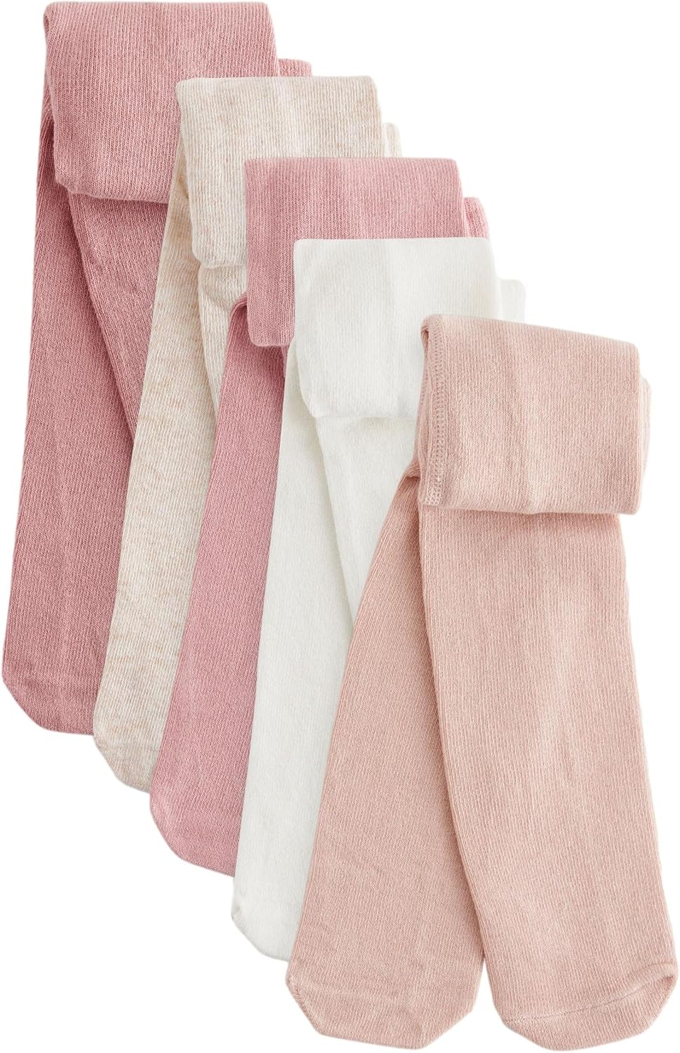 NEXT Newborn Girls Baby Tights 5 Pack