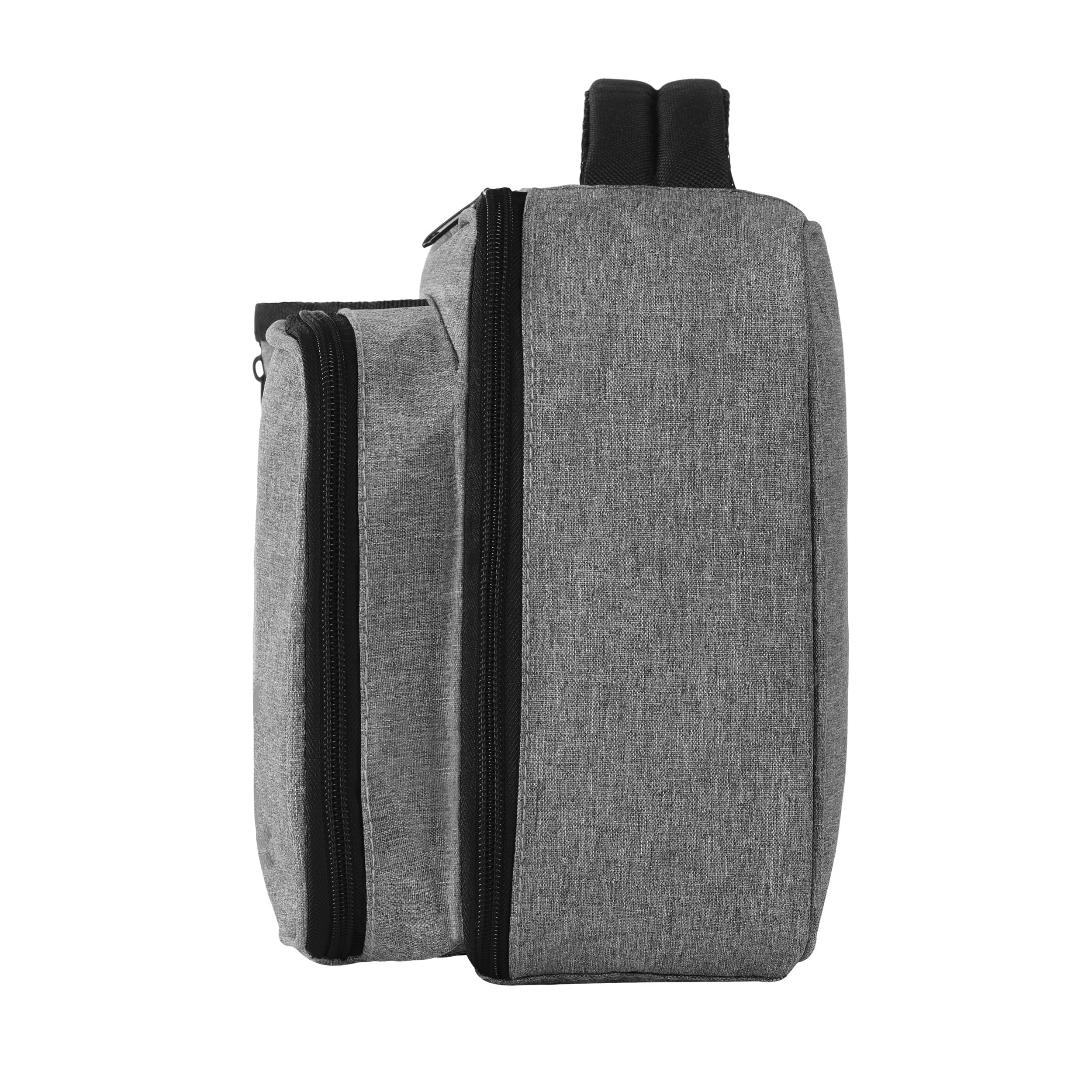 FOCO Officially Licensed Tottenham Spurs Grey Lunch Bag with Bottle Holder, Tottenham Hotspur - Image 2