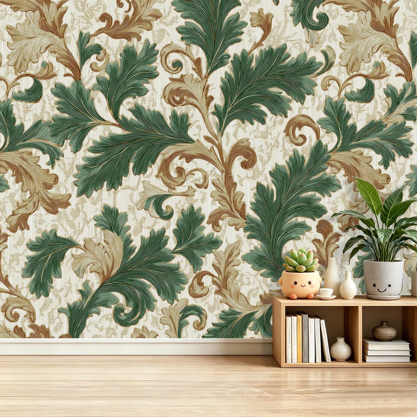Papier peint panoramique intissé vigne de lierre pour une ambiance jungle chic au bureau