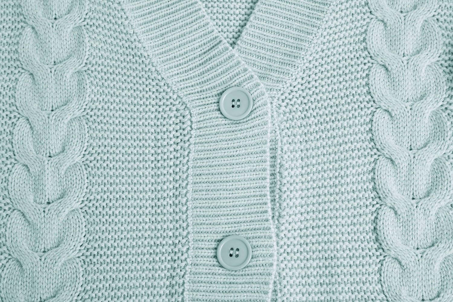 Apbondy Girls Cable Knit Cardigans Button Down Long Sleeve Chunky Sweater Outerwear - Image 7