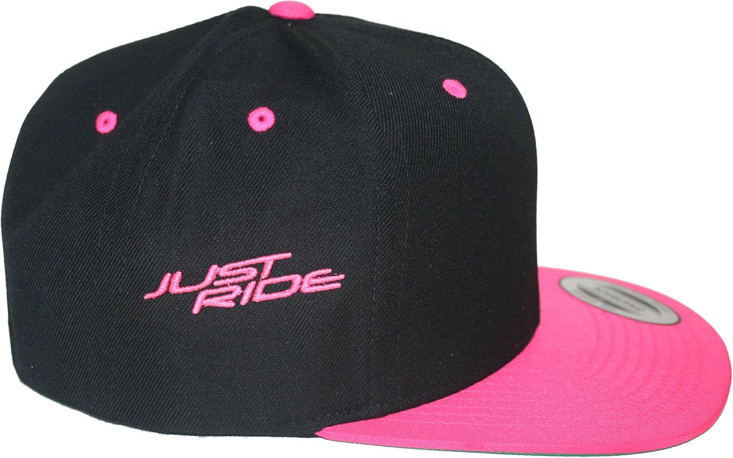 JUST RIDE Custom Personalized Motocross Number Hat Flat Bill Snapback YZ