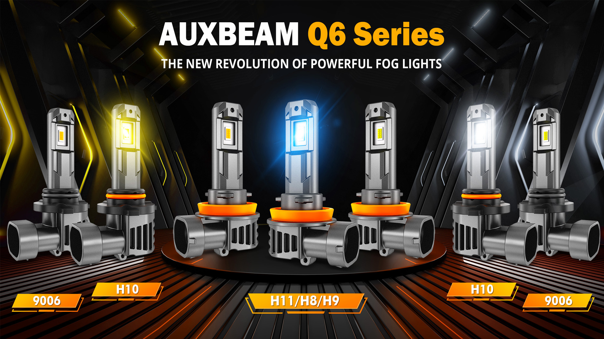 鮎タモ Amazon.com: Auxbeam 9006 Fog Lights, 3000K Golden Yellow, 12000LM