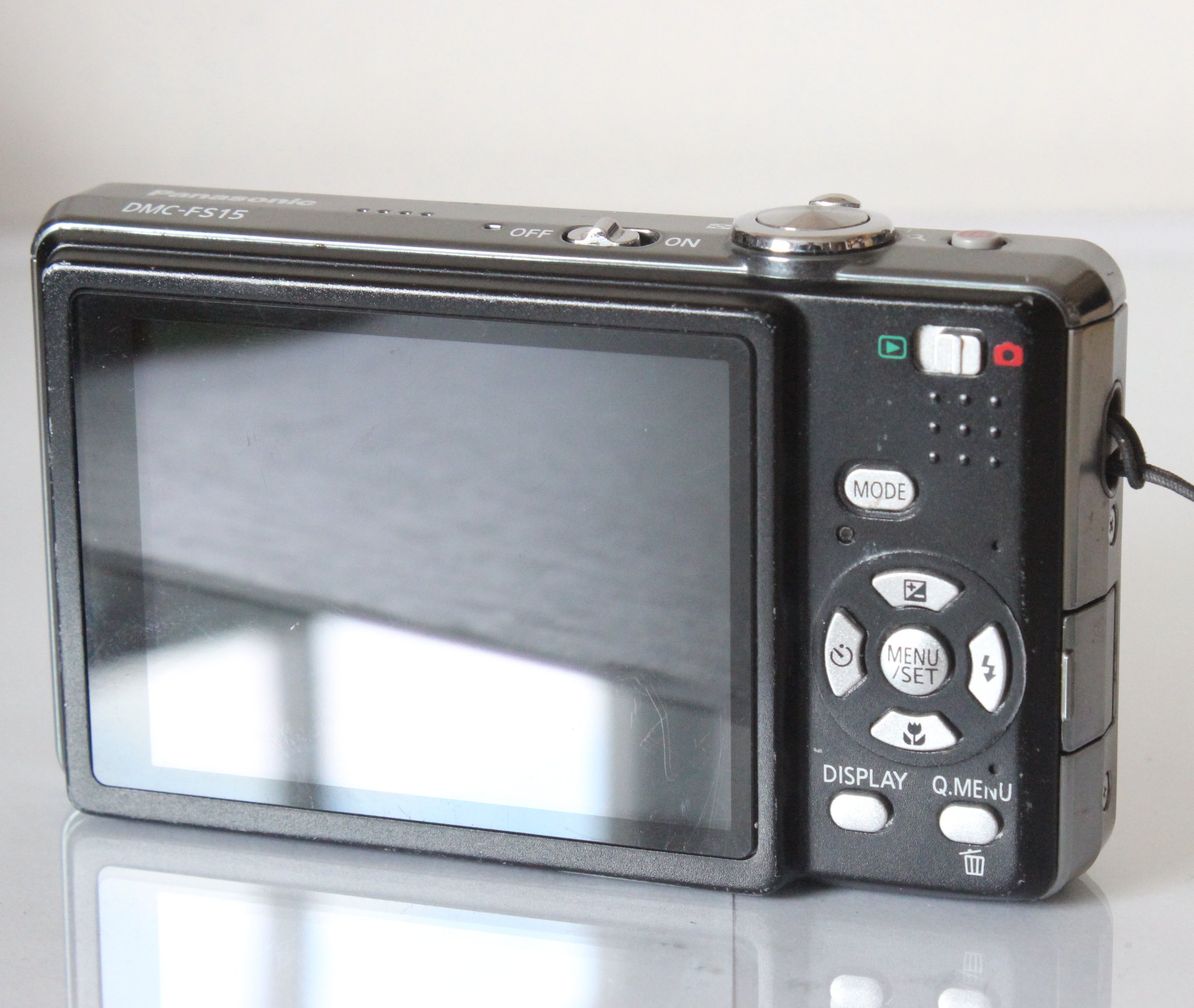 Panasonic Lumix FS15 Digital Camera - Black (12.1MP, 5x Optical