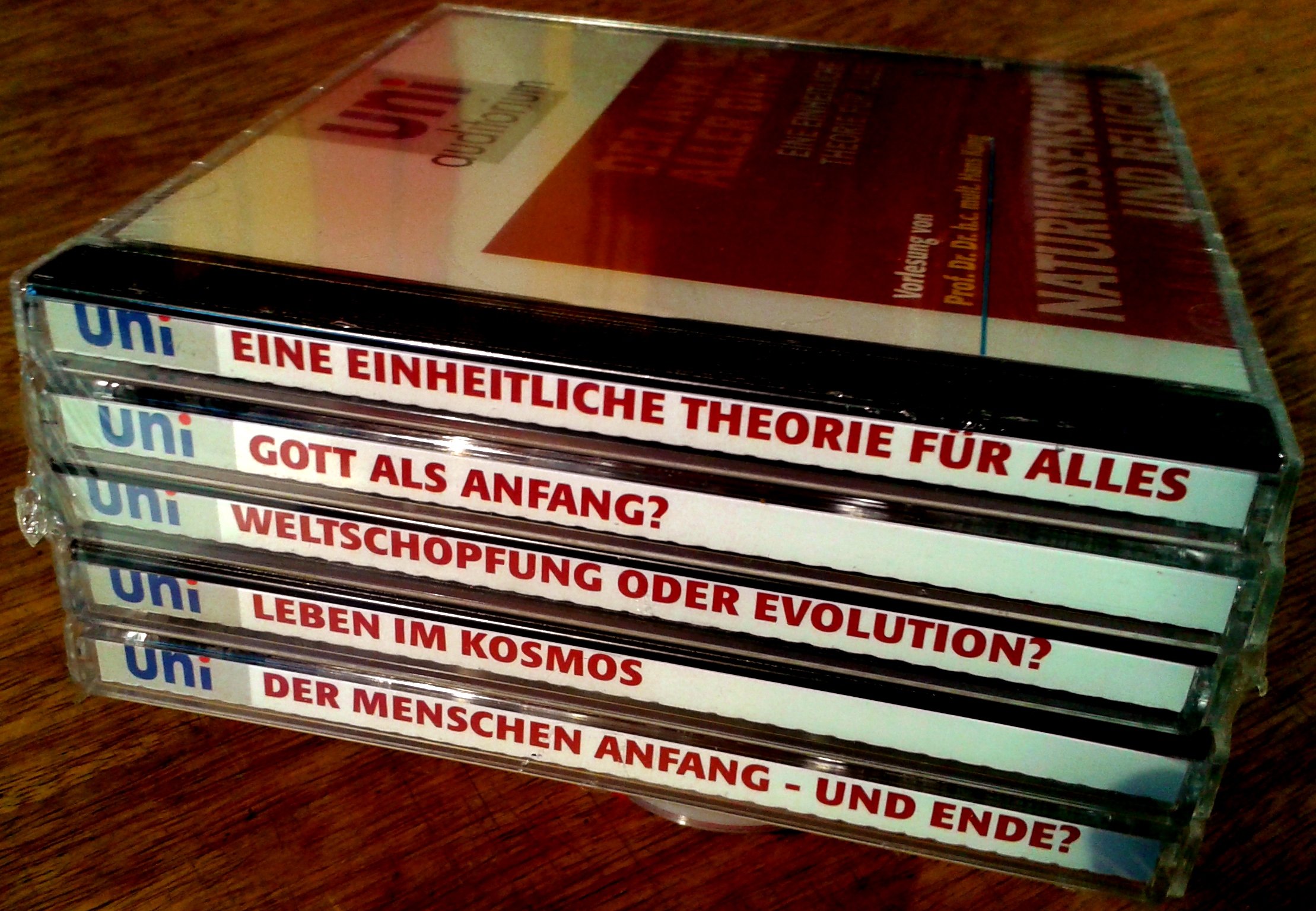 Der Anfang aller Dinge. Paket: Fachbereich Naturwissenschaft und Religion (uni auditorium - Audio)
