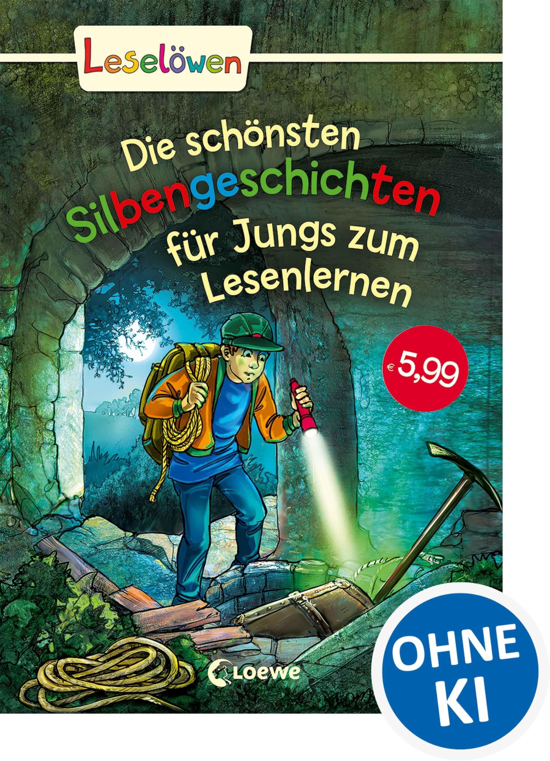 Leselöwen Silbengeschichten – Zum Lesenlernen mit farblich markierten Silben