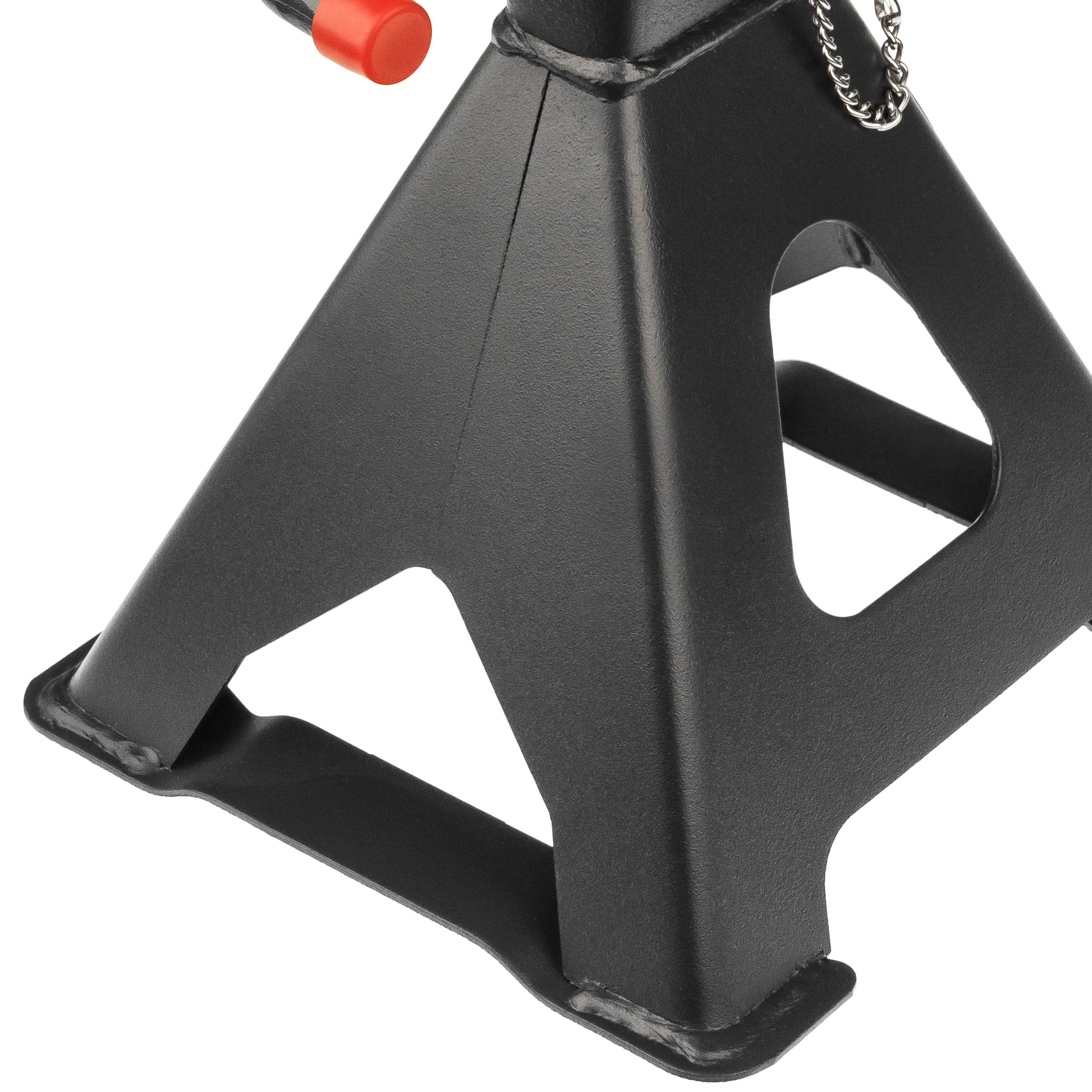 Assteunen - steunbok voor personenauto's - Steunbokken - werkplaatsstandaard - in hoogte verstelbaar 290-420 mm - draagvermogen 3T - 3000KG - 1 paar (2 stuks