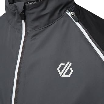Dare 2b Mens Oxidate Windshell Jacket (S) (Black/Ebony)